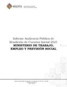 INFORME AUDIENCIA PÚBLICA DE RENDICIÓN DE CUENTAS INICIAL 2021