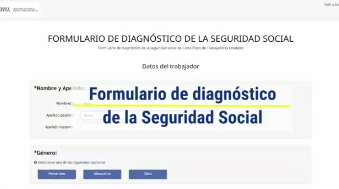 FORMULARIO DE DIAGNÓSTICO DE LA SEGURIDAD SOCIAL