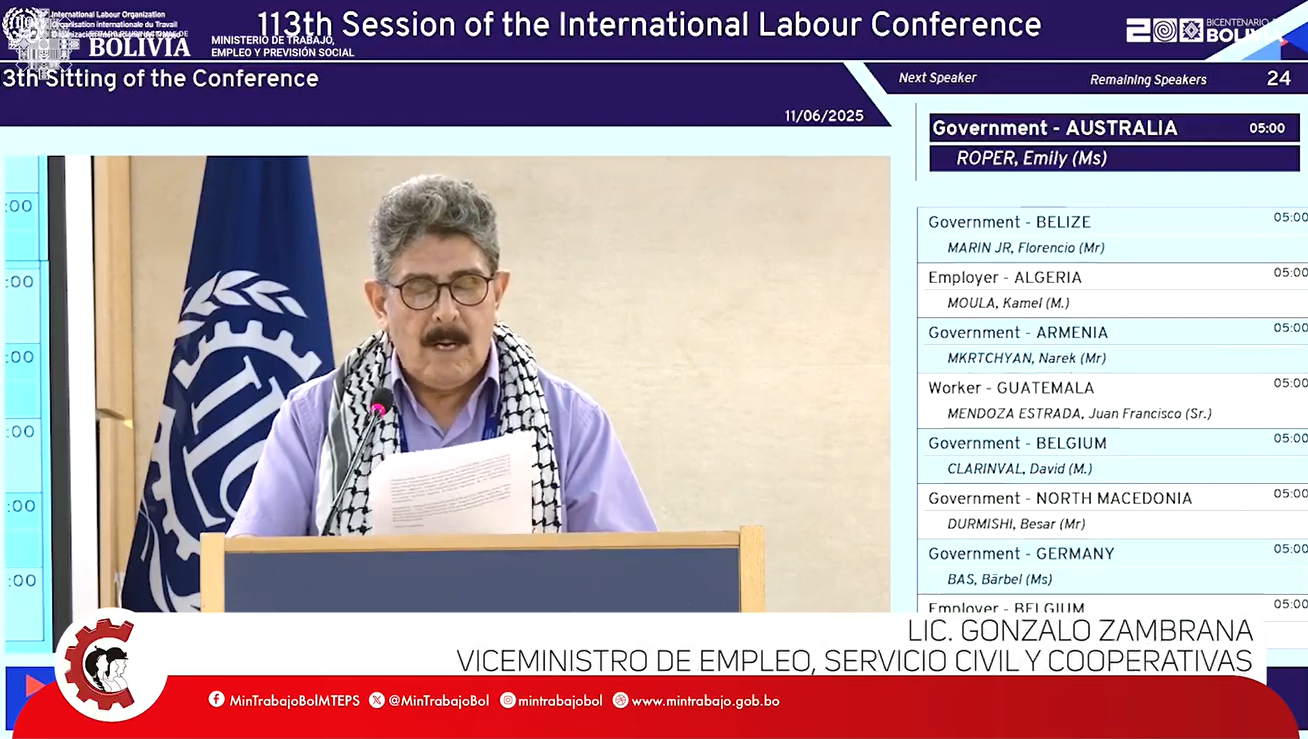 VICEMINISTRO DE EMPLEO DENUNCIA ANTE LA COMUNIDAD INTERNACIONAL QUE GRUPOS RADICALES BUSCAN ACORTAR EL MANDATO PRESIDENCIAL